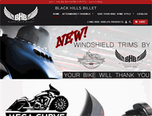 Tablet Screenshot of blackhillsbillet.com